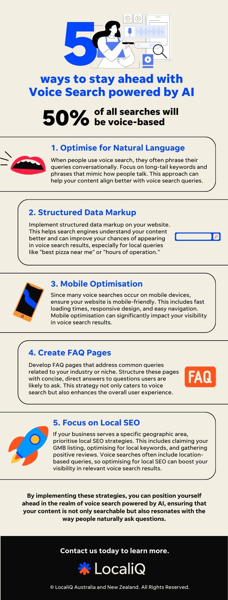 5 Ways to Stay Ahead with Voice Search powered by AI